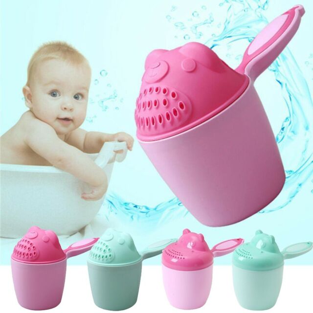 Cartoon Baby Bath Caps Baby Shampoo Cup