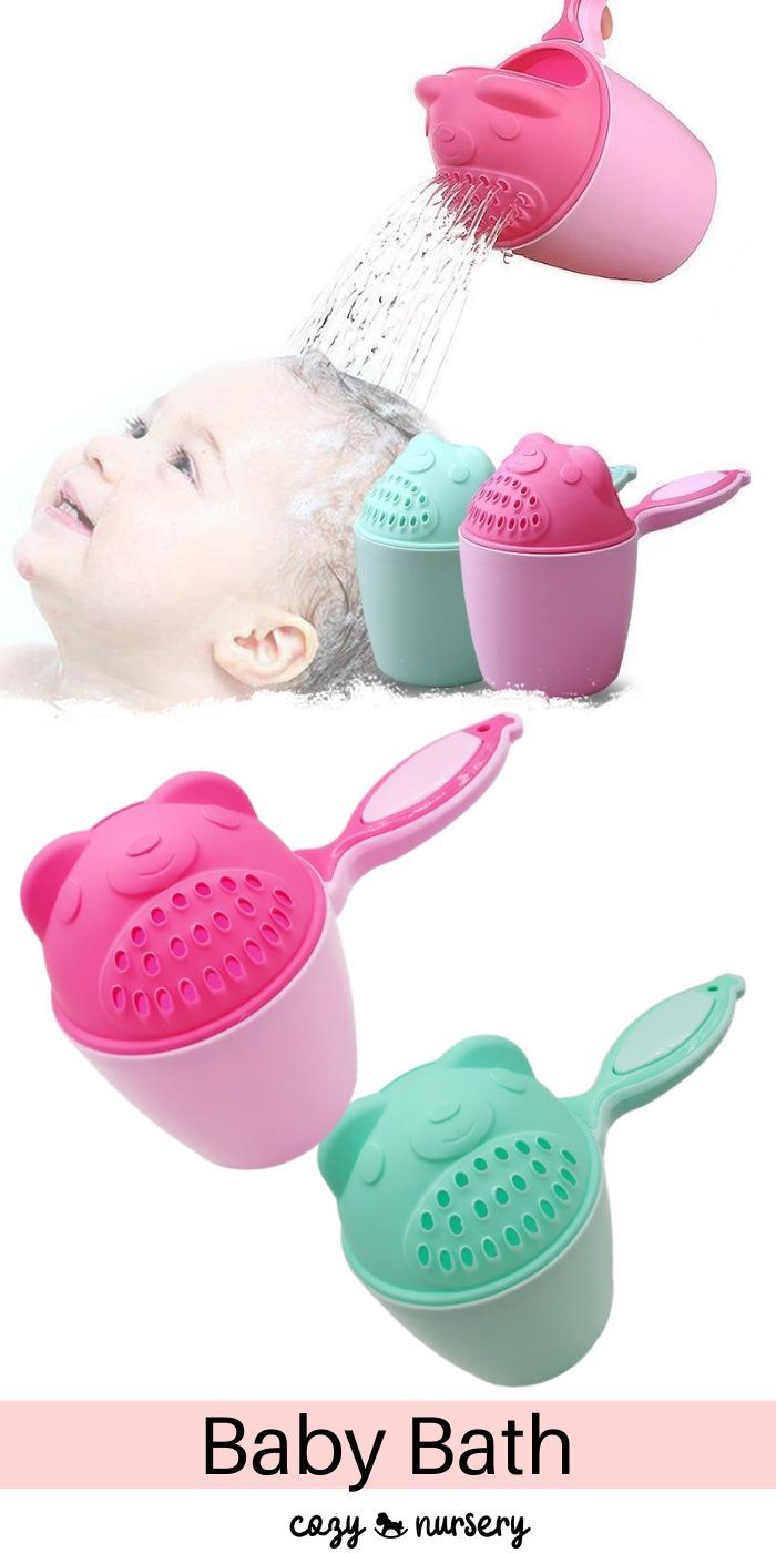 Cartoon Baby Bath Caps Baby Shampoo Cup